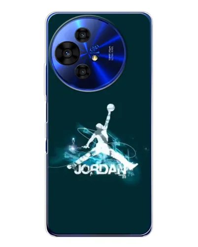 Чохол для TCL 50 NxtPaper з картинкою «Jordan Blue Fire»