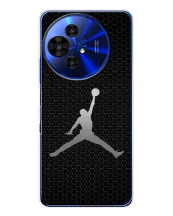 Чохол для TCL 50 NxtPaper з картинкою «Jordan Dark Carbon»