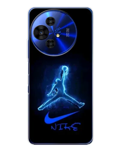 Чохол для TCL 50 NxtPaper з картинкою «Jordan Neon Blue»
