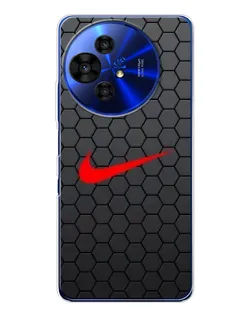 Чохол для TCL 50 NxtPaper з картинкою «Nike — карбонова сітка»