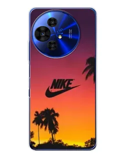 Чохол для TCL 50 NxtPaper з картинкою «Nike на заході сонця»