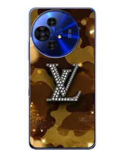 Чехол для TCL 50 NxtPaper с картинкой «Камуфляжный Louis Vuitton»