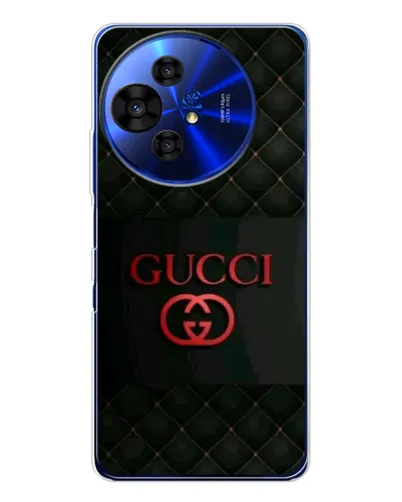 Чехол для TCL 50 NxtPaper с картинкой «Gucci — стеганый черный»