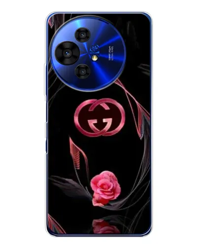 Чехол для TCL 50 NxtPaper с картинкой «Gucci — неоновая роза»