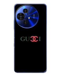 Чехол для TCL 50 NxtPaper с картинкой «Gucci — красный градиент»