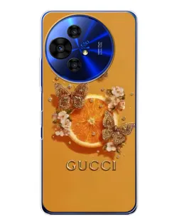 Чохол для TCL 50 NxtPaper з картинкою «Gucci — золоті метелики» Чохол для TCL 50 NxtPaper з картинкою «Gucci — золоті метелики»
