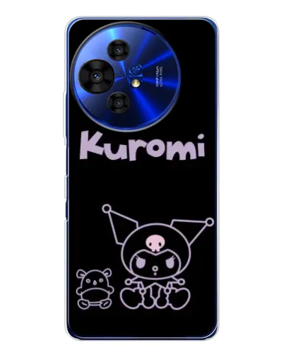 Чохол для TCL 50 NxtPaper з картинкою «Kuromi — чорний мінімалізм» Чохол для TCL 50 NxtPaper з картинкою «Kuromi — чорний мінімалізм»