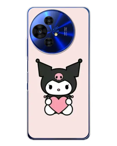 Чохол для TCL 50 NxtPaper з картинкою «Kuromi та серце» Чохол для TCL 50 NxtPaper з картинкою «Kuromi та серце»
