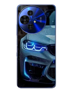 Чохол для TCL 50 NxtPaper з картинкою «Погляд BMW з синіми фарами»