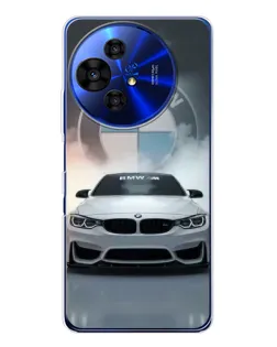 Чехол для TCL 50 NxtPaper с картинкой «BMW в белом дыму» Чехол для TCL 50 NxtPaper с картинкой «BMW в белом дыму»