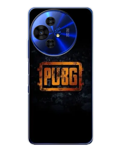 Чехол для TCL 50 NxtPaper с картинкой «PUBG — золотой логотип»
