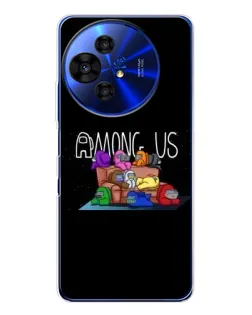Чохол для TCL 50 NxtPaper з картинкою «Логотип Among Us»