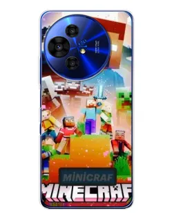 Чохол для TCL 50 NxtPaper з картинкою «Minecraft герої гри»