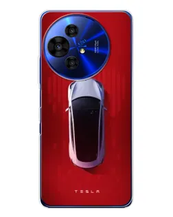 Чохол для TCL 50 NxtPaper з картинкою «Tesla Top View»