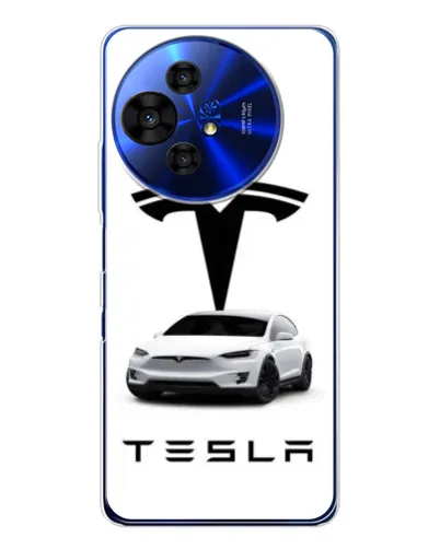 Чохол для TCL 50 NxtPaper з картинкою «Tesla White Style» Чохол для TCL 50 NxtPaper з картинкою «Tesla White Style»