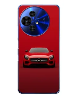 Чохол для TCL 50 NxtPaper з картинкою «Червоний Mercedes AMG»