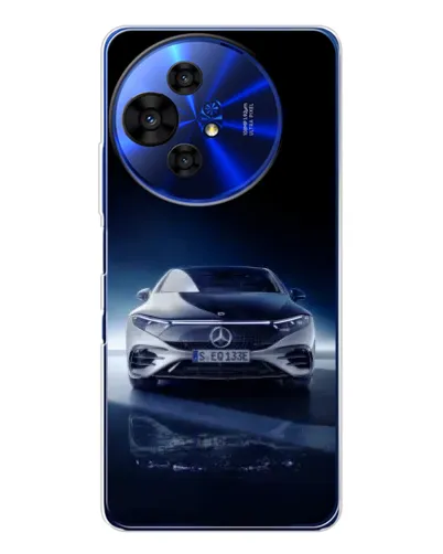Чохол для TCL 50 NxtPaper з картинкою «Нічний Mercedes EQ»