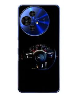 Чохол для TCL 50 NxtPaper з картинкою «Салон Audi — кермо»