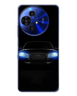 Чохол для TCL 50 NxtPaper з картинкою «Audi в неоні»