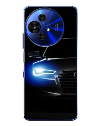 Чохол для TCL 50 NxtPaper з картинкою «Неоновий погляд Audi»