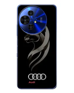 Чохол для TCL 50 NxtPaper з картинкою «Графіка — пантера та Audi»