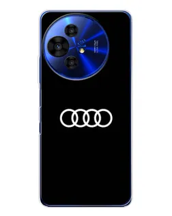 Чохол для TCL 50 NxtPaper з картинкою «Audi White Logo»