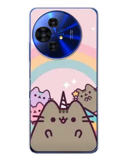 Чохол для TCL 50 NxtPaper з картинкою «Єдиноріг Pusheen»