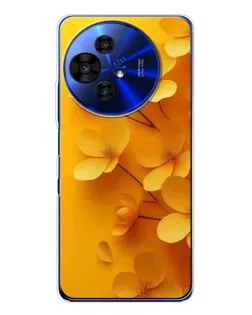 Чохол для TCL 50 NxtPaper з картинкою «Золоті пелюстки»
