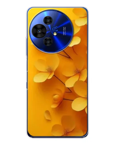 Чохол для TCL 50 NxtPaper з картинкою «Золоті пелюстки»