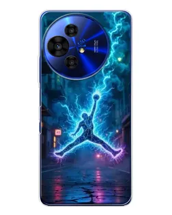 Чохол для TCL 50 Pro NxtPaper з картинкою «Jordan Gold Jumpman»