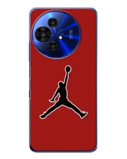 Чохол для TCL 50 Pro NxtPaper з картинкою «Jordan Red Back»