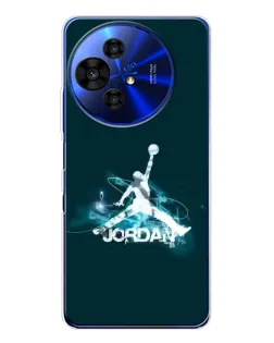 Чохол для TCL 50 Pro NxtPaper з картинкою «Jordan Blue Fire»