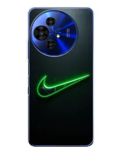 Чохол для TCL 50 Pro NxtPaper з картинкою «Неоновий контур Nike»