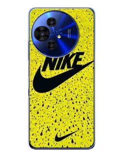 Чохол для TCL 50 Pro NxtPaper з картинкою «Жовтий текстурний Nike»