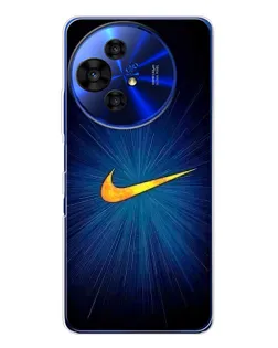 Чехол для TCL 50 Pro NxtPaper с картинкой «Синий пульс Nike»