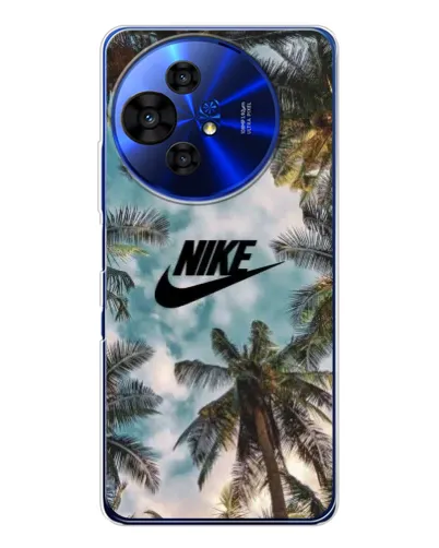 Чехол для TCL 50 Pro NxtPaper с картинкой «Тропический принт Nike» Чехол для TCL 50 Pro NxtPaper с картинкой «Тропический принт Nike»