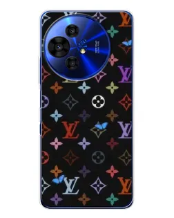 Чохол для TCL 50 Pro NxtPaper з картинкою «Кольорова монограма LV»