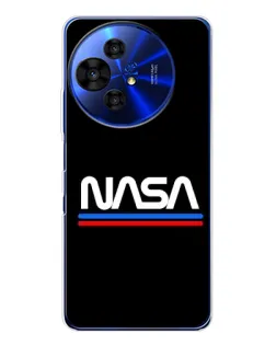 Чохол для TCL 50 Pro NxtPaper з картинкою «NASA — класика Red Blue»