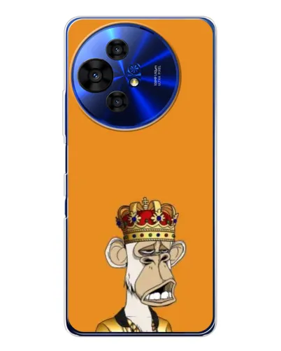 Чехол для TCL 50 Pro NxtPaper с картинкой «Золотая обезьяна Bored Ape»