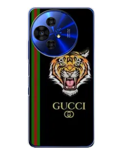 Чохол для TCL 50 Pro NxtPaper з картинкою «Тигр Gucci»