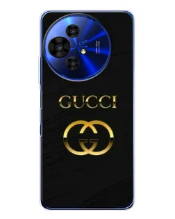 Чохол для TCL 50 Pro NxtPaper з картинкою «Золотий логотип Gucci»