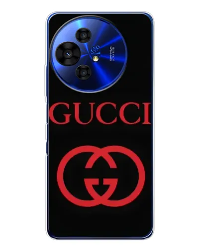 Чохол для TCL 50 Pro NxtPaper з картинкою «Gucci — червоний логотип»