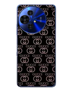 Чохол для TCL 50 Pro NxtPaper з картинкою «Класична монограма Gucci»