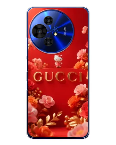 Чохол для TCL 50 Pro NxtPaper з картинкою «Gucci — золотий сад»