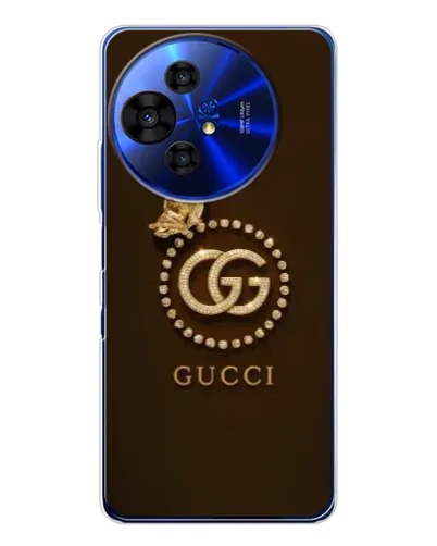 Чохол для TCL 50 Pro NxtPaper з картинкою «Gucci — золотий метелик»