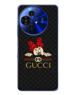 Чохол для TCL 50 Pro NxtPaper з картинкою «Мінні Маус Gucci — чорний»