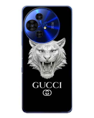 Чохол для TCL 50 Pro NxtPaper з картинкою «Gucci — срібний лев» Чохол для TCL 50 Pro NxtPaper з картинкою «Gucci — срібний лев»