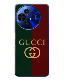 Чохол для TCL 50 Pro NxtPaper з картинкою «Gucci — темно-зелений градієнт»