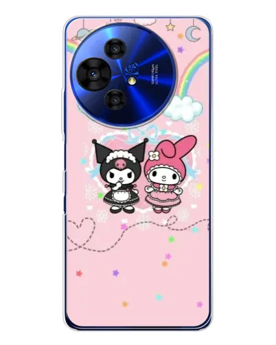 Чохол для TCL 50 Pro NxtPaper з картинкою «My Melody та Kuromi»