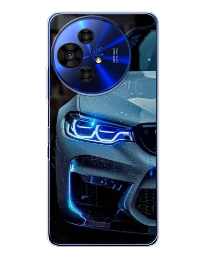 Чохол для TCL 50 Pro NxtPaper з картинкою «Погляд BMW з синіми фарами»